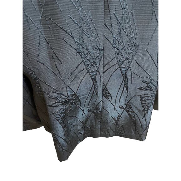 MIX by Tahari ASL Black Textured Shiny Single Button Blazer Sz 10 - Picture 5 of 12